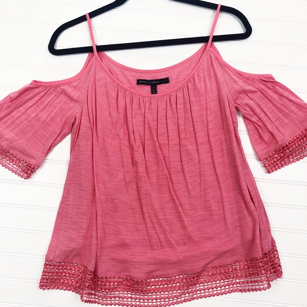 NWOT White House Black Market Cold Shoulder Top